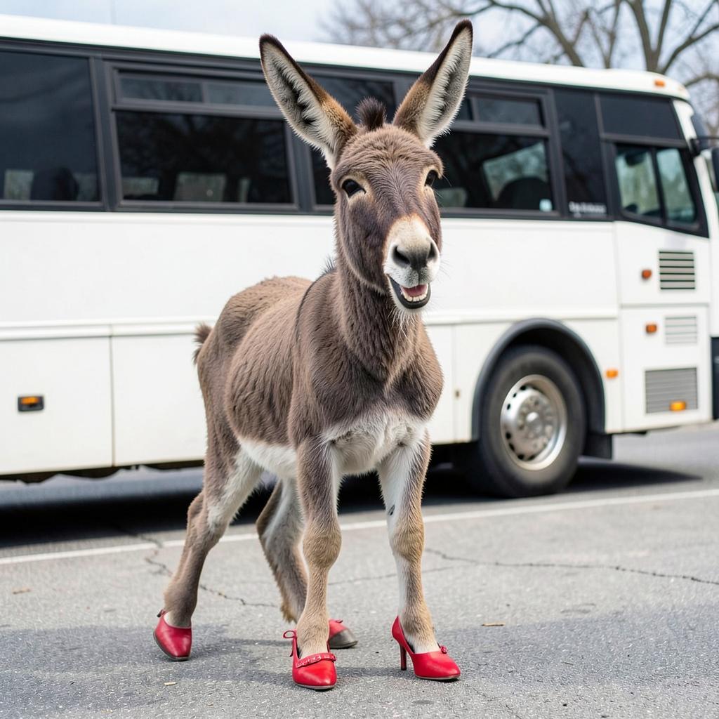 The Donkey in Stilettos (Hyo be mix) artwork