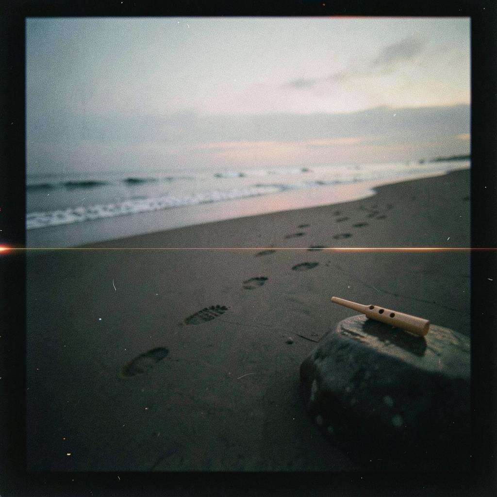 Spuren im Sand von dir artwork