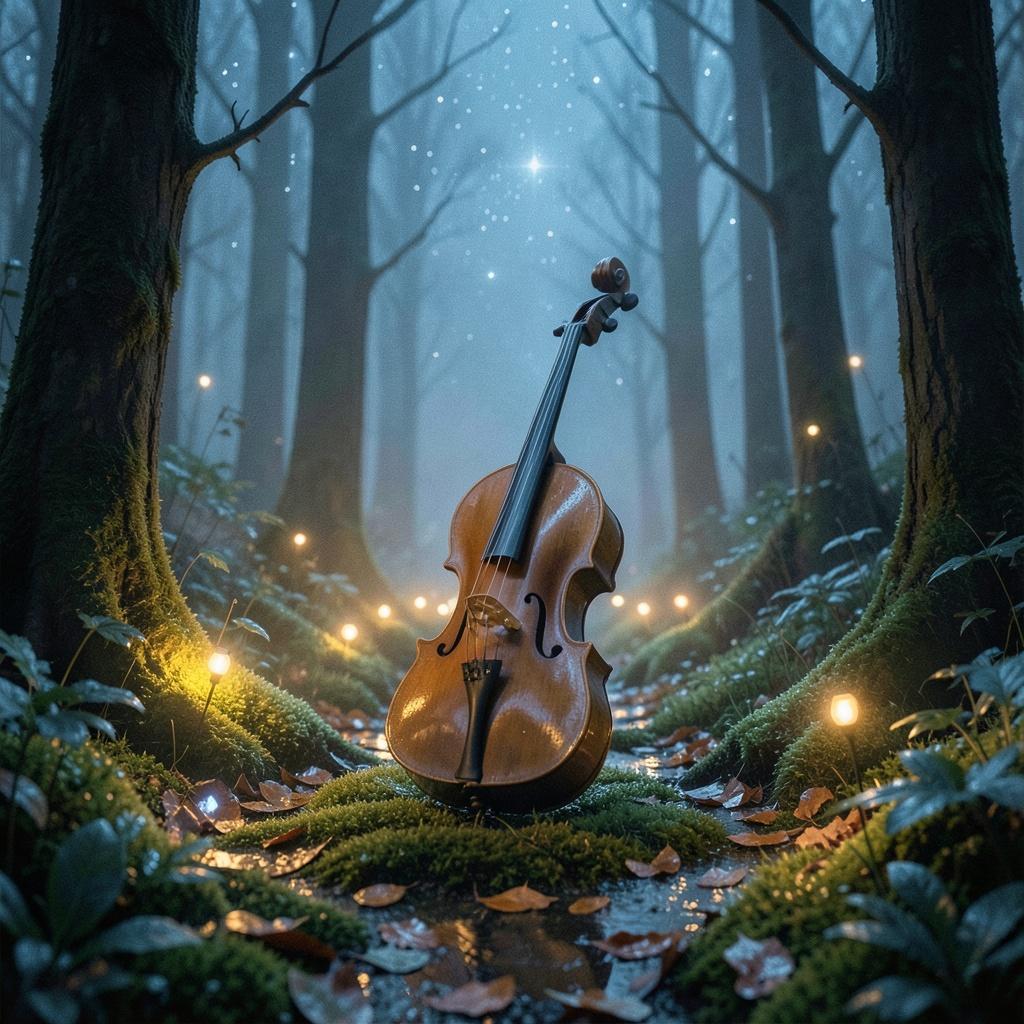 별빛 머문 숲길 / Forest Path Touched by Starlight artwork