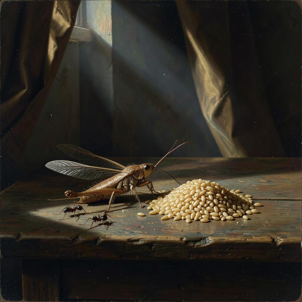 The Ants and the Grasshopper·Winter Dialogue · 作品封面