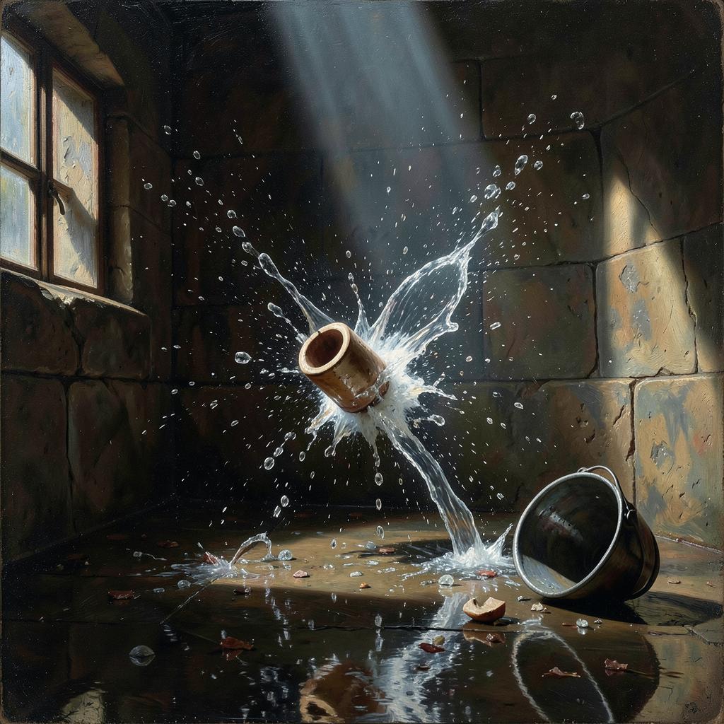 the pipe didn't leak,  it burst artwork