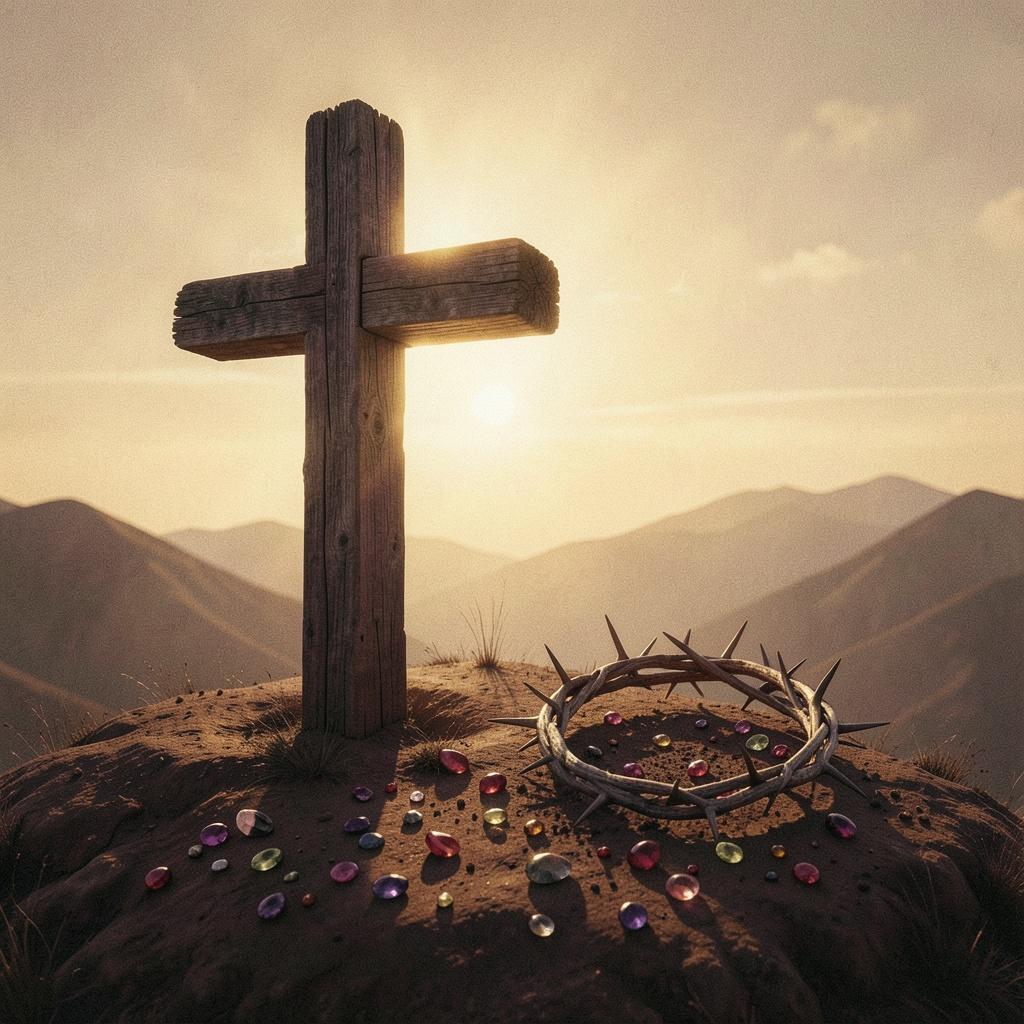 Survey the cross artwork