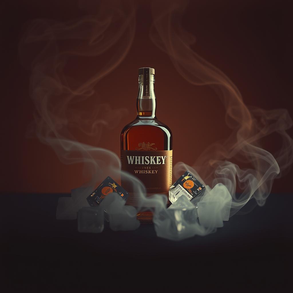 man en whisky artwork