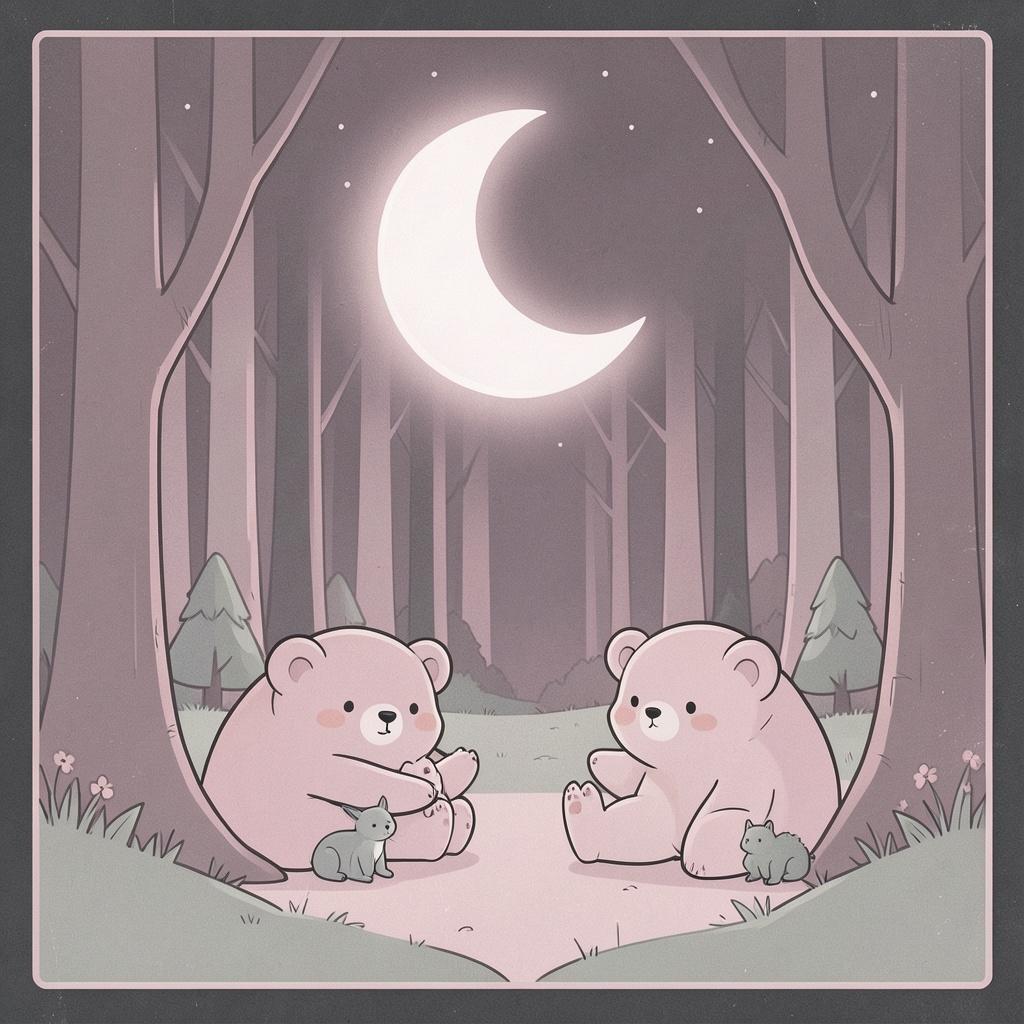 くまさんお耳が丸いね artwork