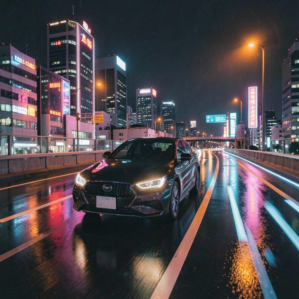 Midnight Skyline Kiss artwork