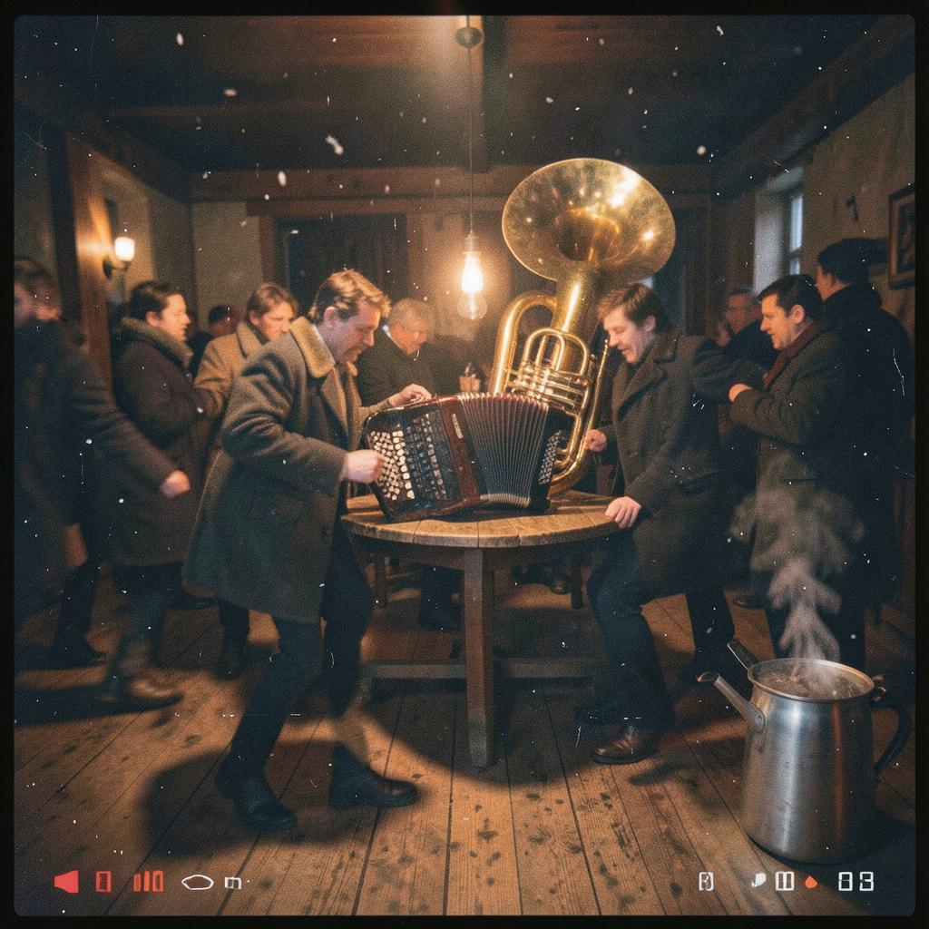 Rattaat pyörivät, lumi lentää artwork