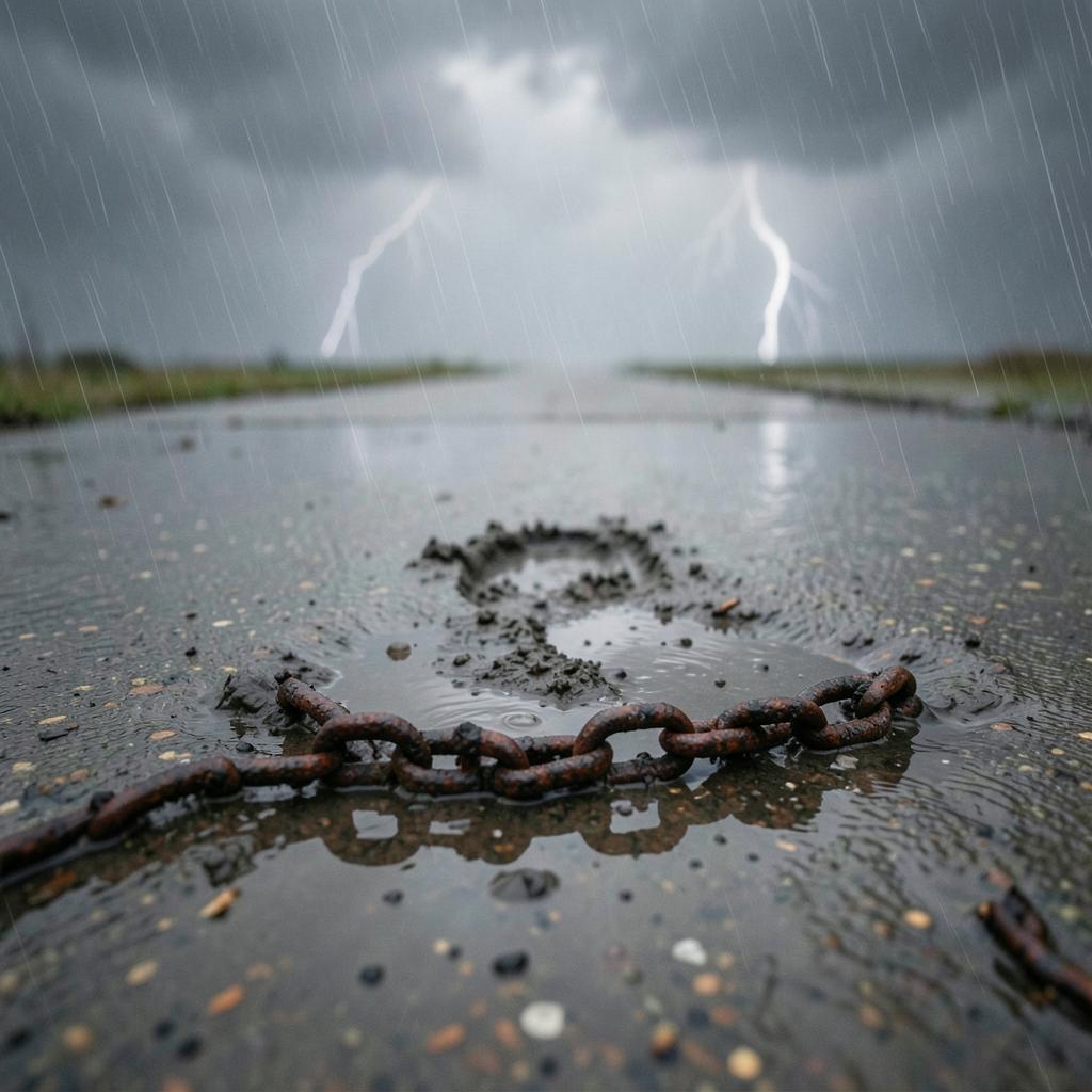 GUNSHOTS IN THE RAIN artwork