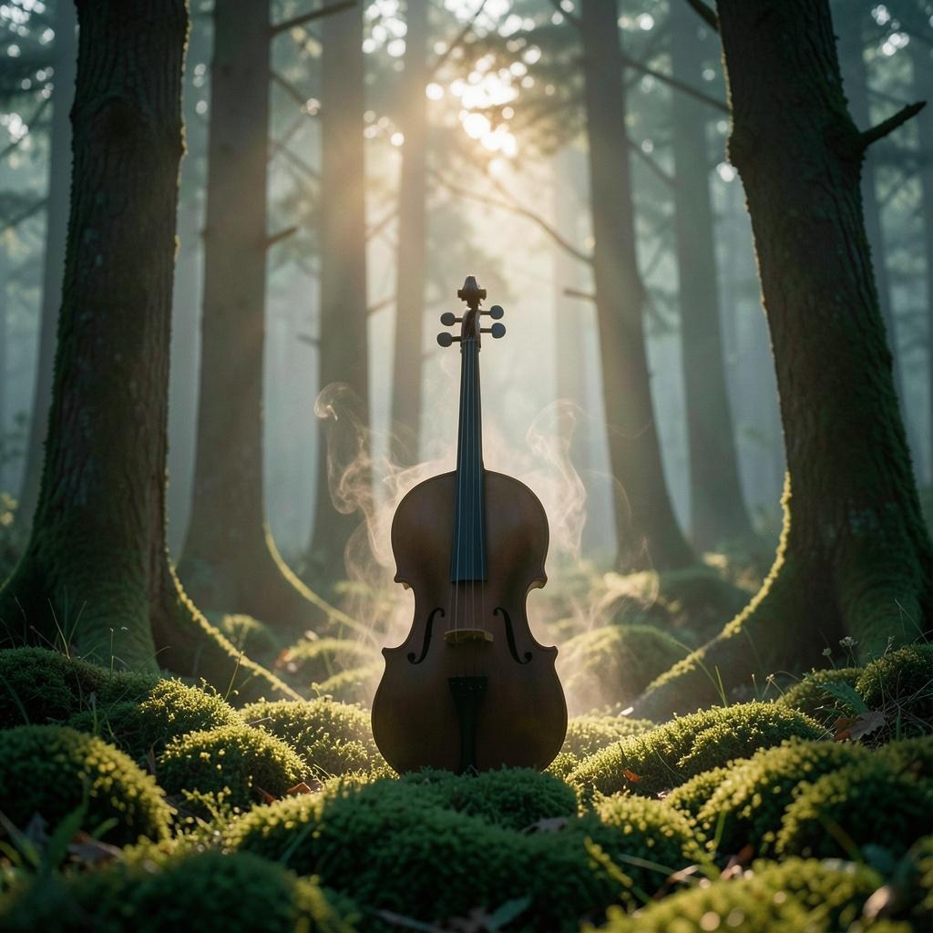 깊은 숲속의 평온 / Peace in the Deep Forest artwork