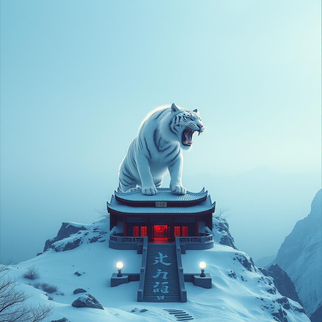 白虎嘯天  - White Tiger - Heaven-Shaking Roar artwork