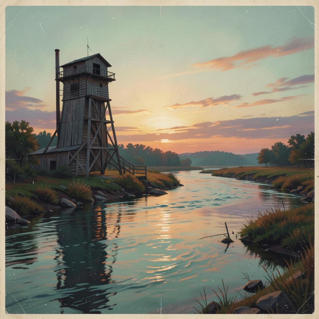 Dowling Park at Dusk artwork