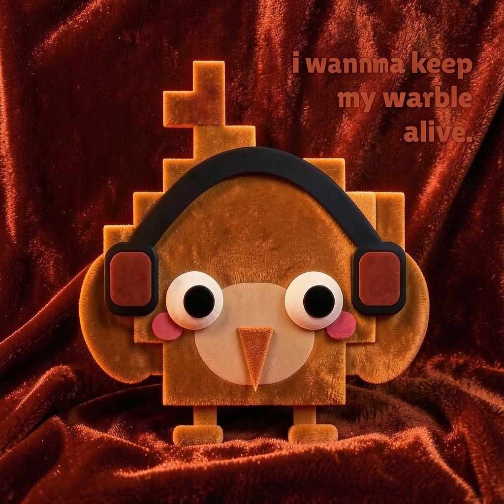 i wanna keep my warble alive (clean remix) artwork
