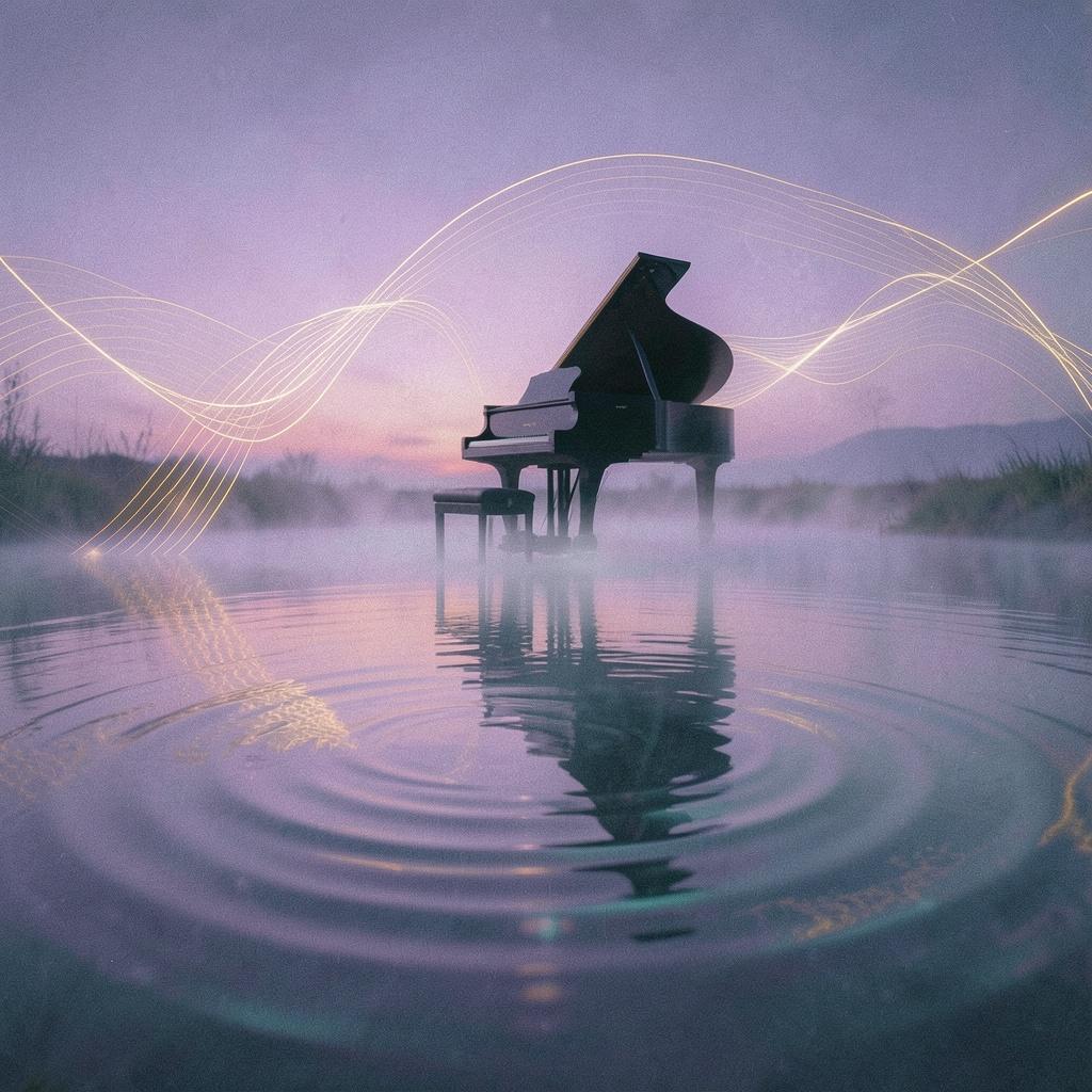 Violet Lily Pond artwork