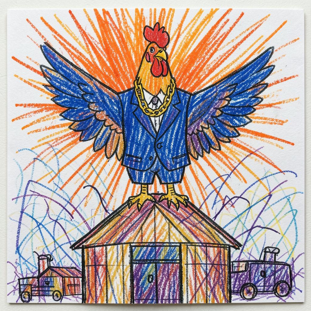 Who Let The Cock Out artwork