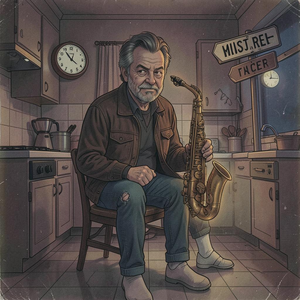 Rebel (slow saxophone punk) artwork