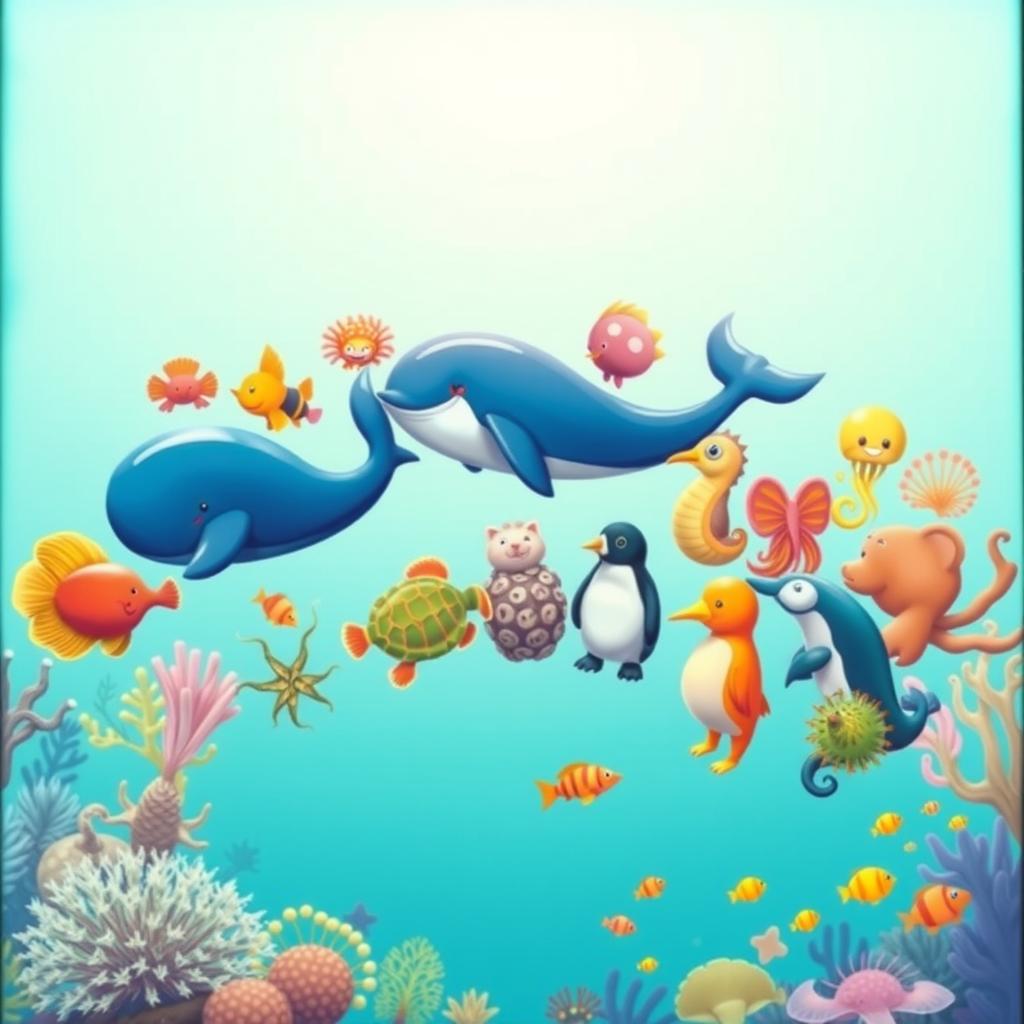 ABC Sea Animals | Brave Tots artwork