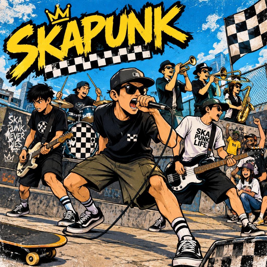 Skatepunk without "te"