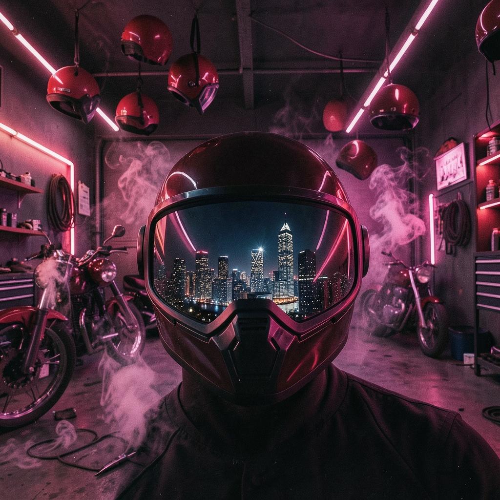 Red Helmet Run artwork
