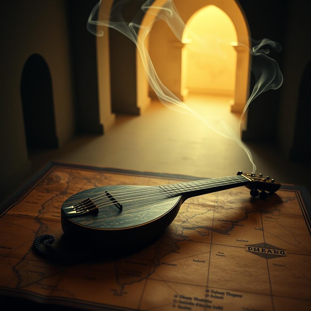 معلقة امرئ القيس The Mu'allaqa of Imru' al-Qais artwork