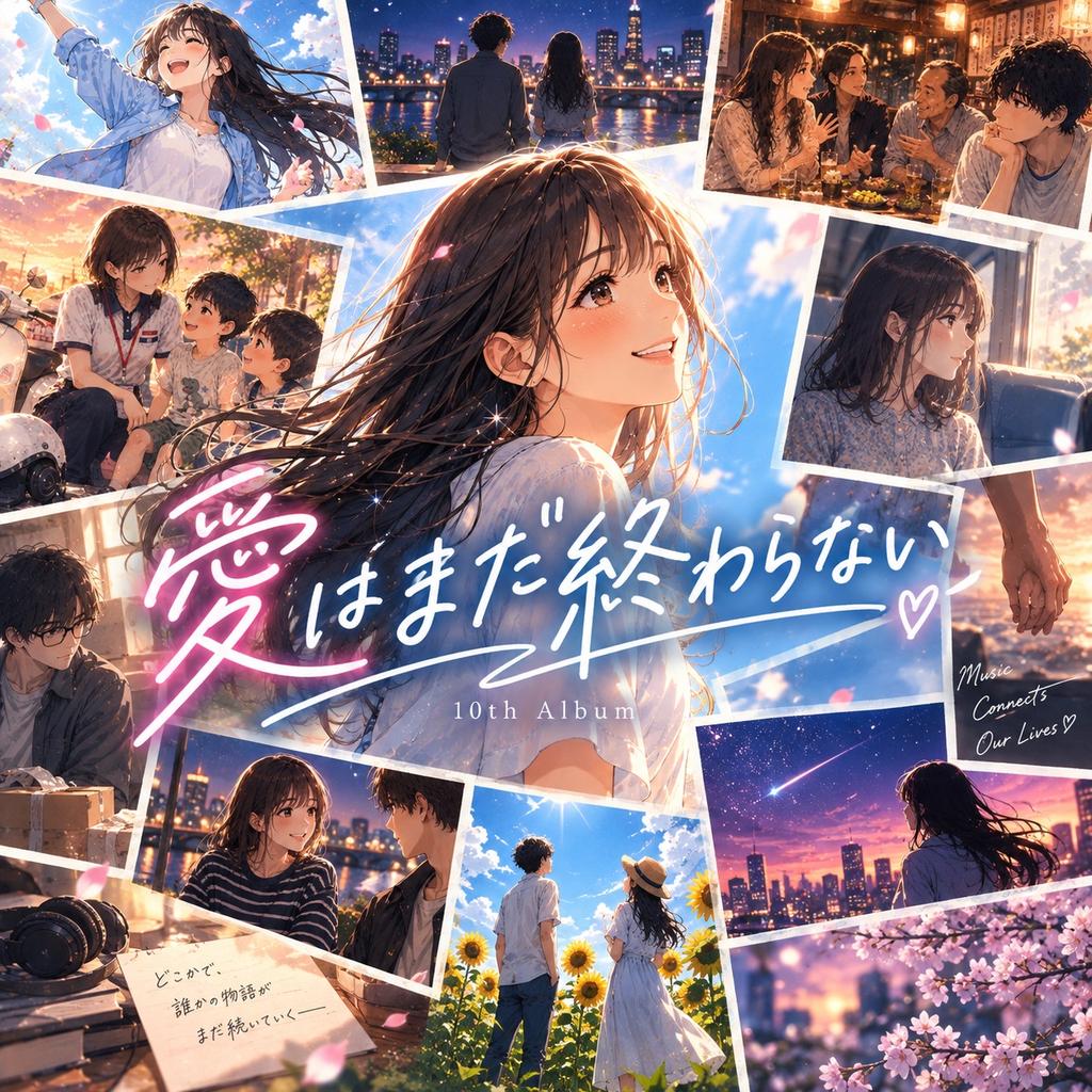 10thアルバム「愛はまだ終わらない」