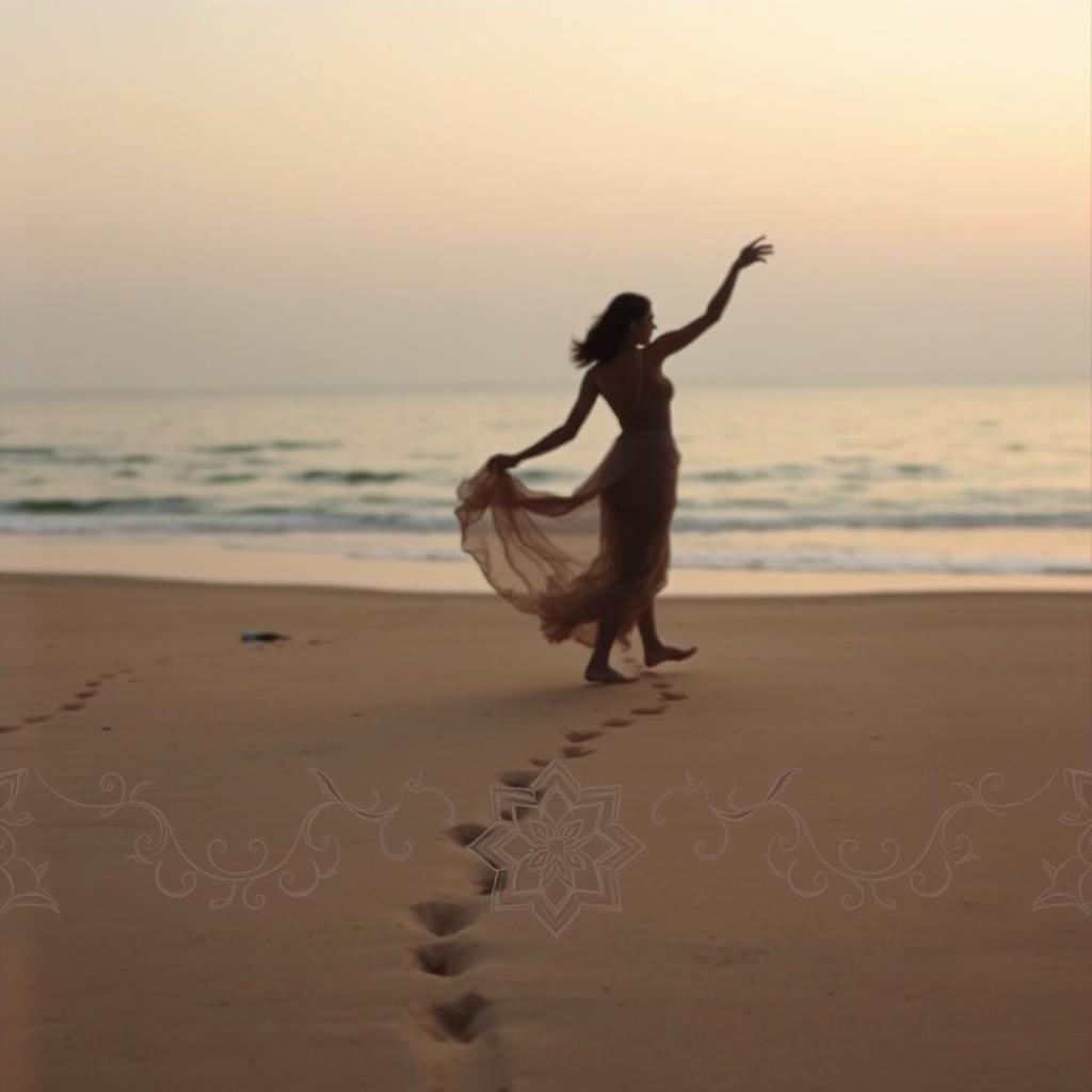 Temptress in the Sand artwork