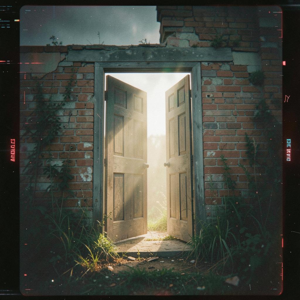John F Keane’s The Open Door (Grunge Version) by GM Jon artwork