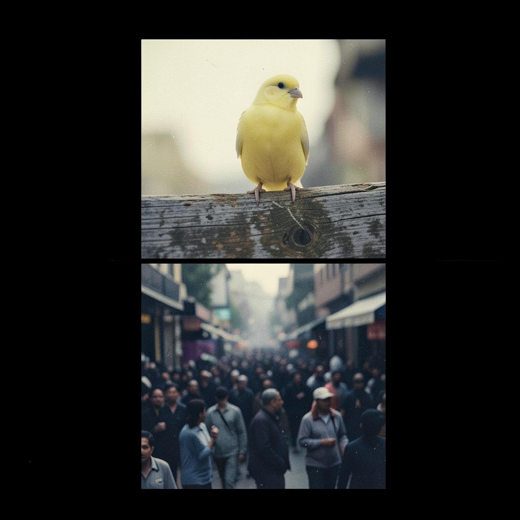 CANARY IN THE CROWD artwork