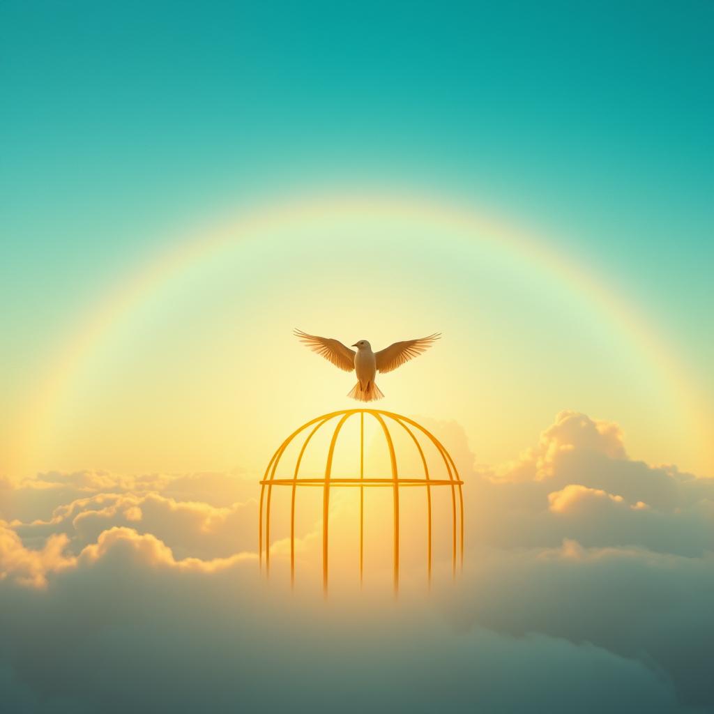 Rainbow in the Clouds (Cover) artwork