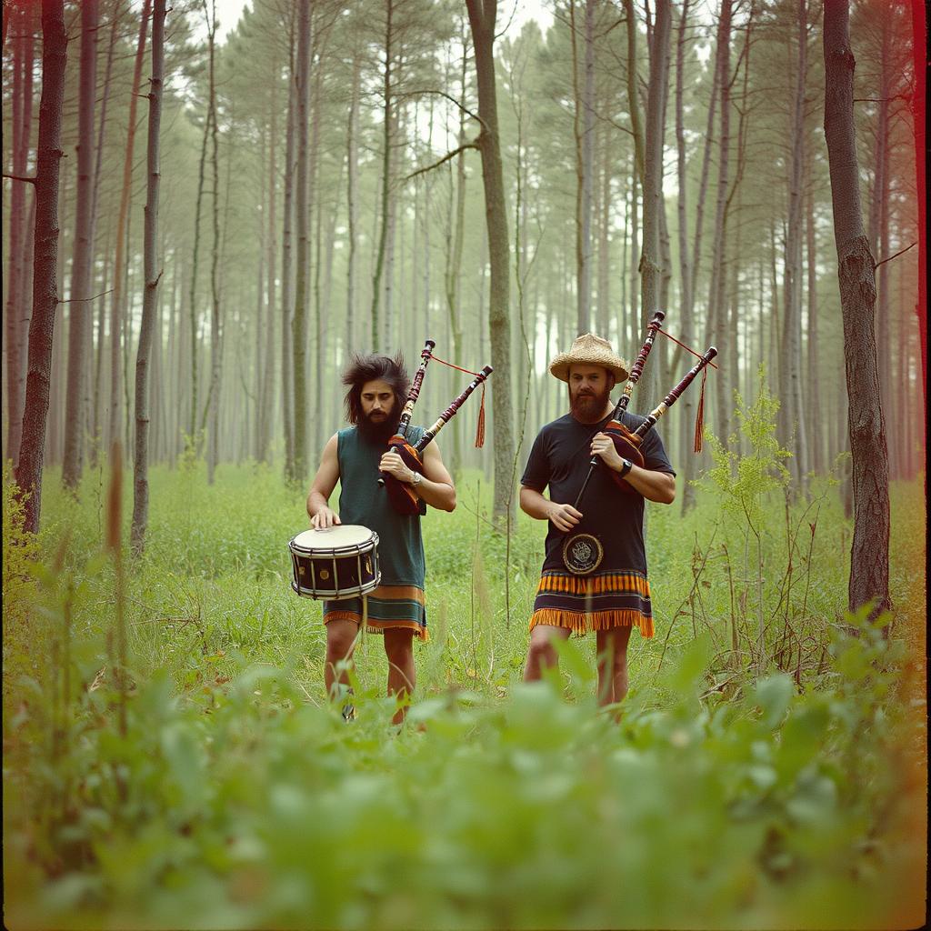 Bagpipe and beers