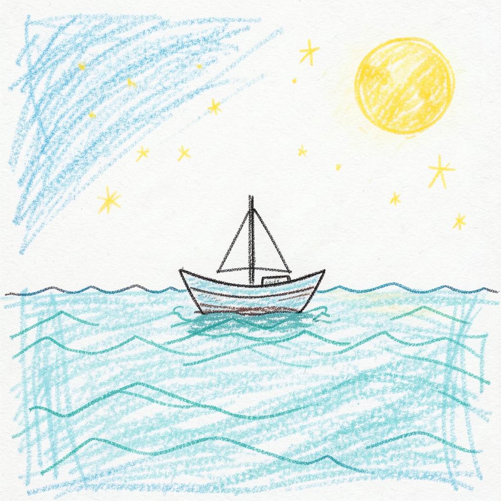 Late-Night Sailing artwork