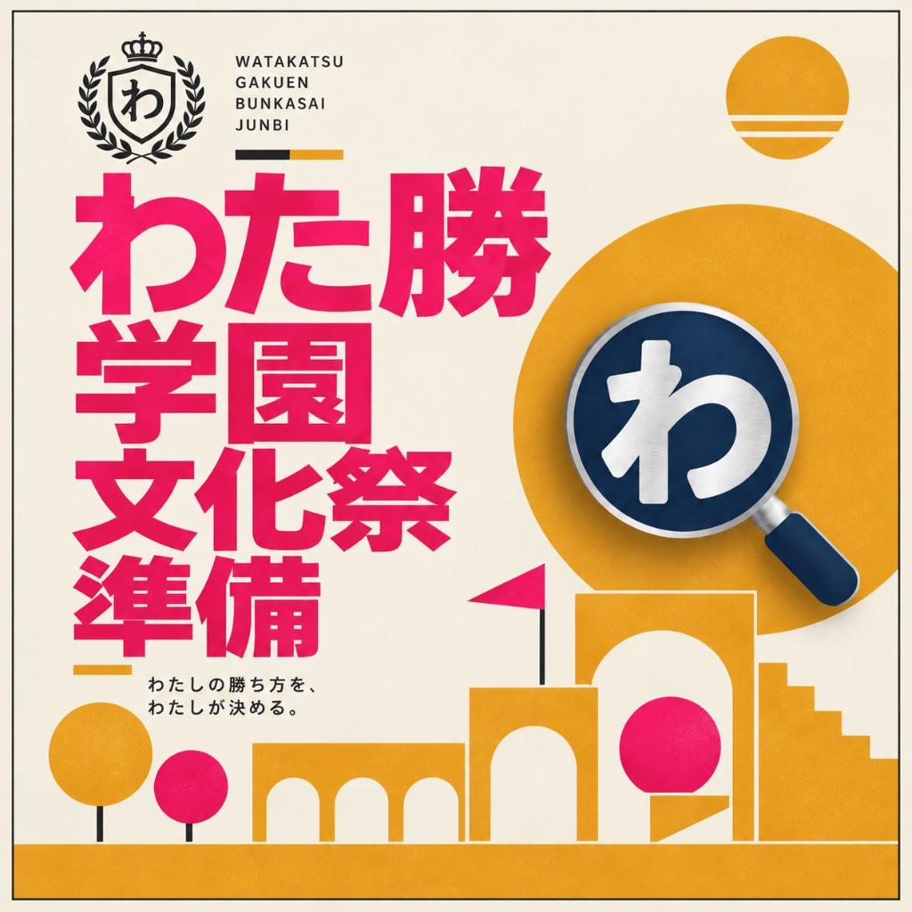 わた勝学園文化祭準備