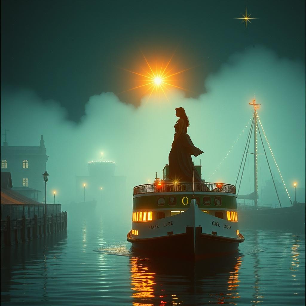 Irish Eyes Shining Over New York Harbor artwork
