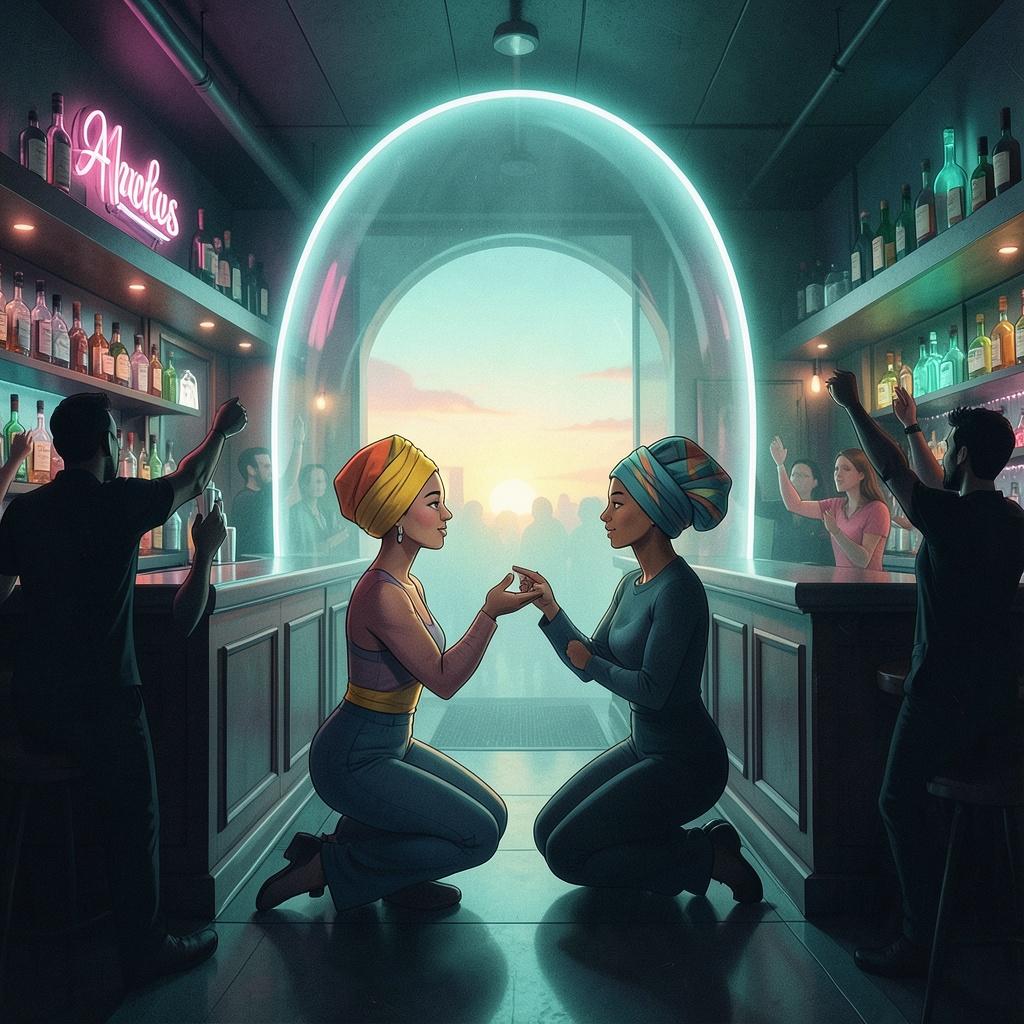 Marry Me, Barroom Queen artwork