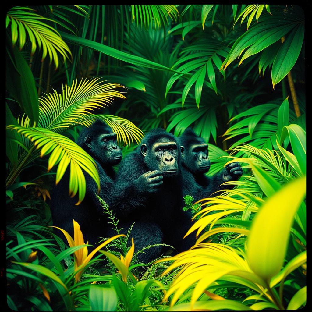 Gorilla dance artwork