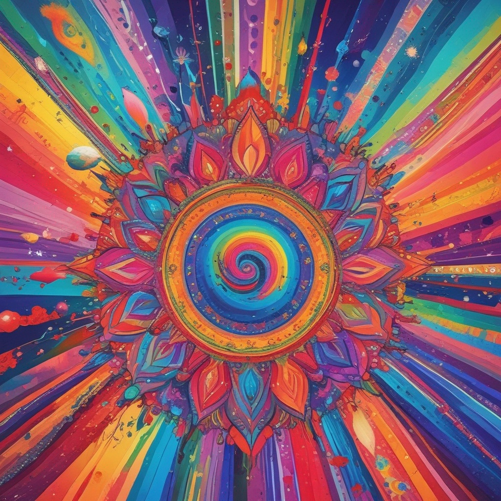 虹色ーパレット (Rainbow coloured palette) by CandySaki98 | Suno
