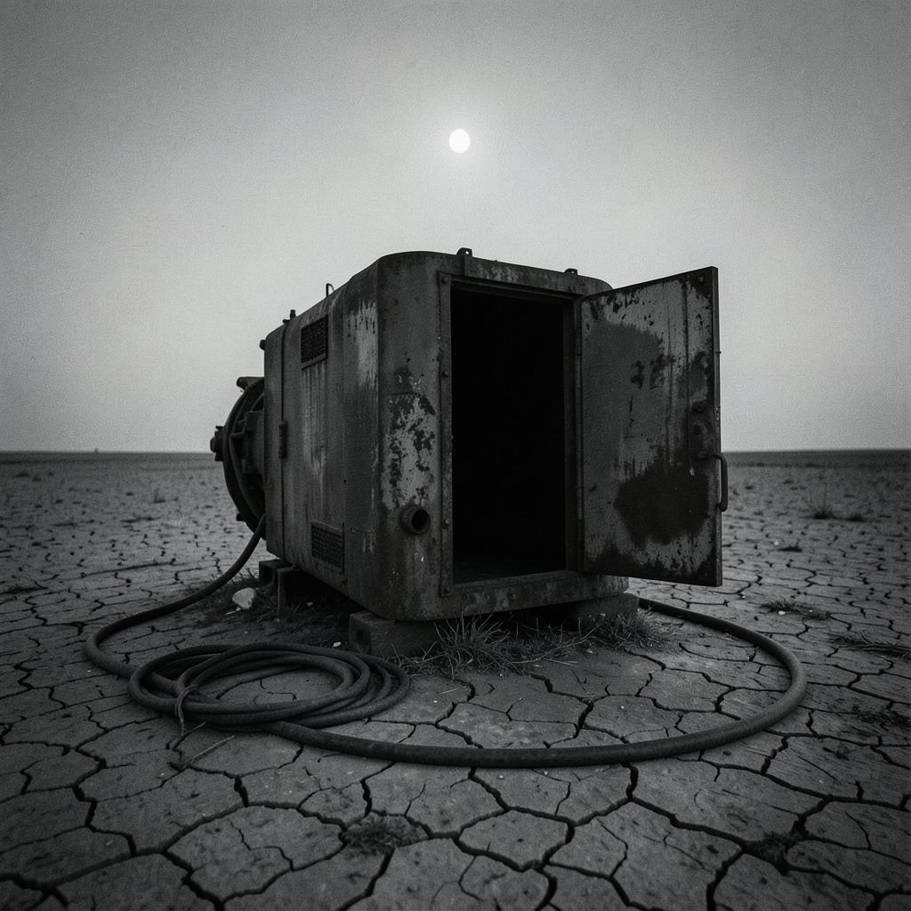 Crying to the UN artwork