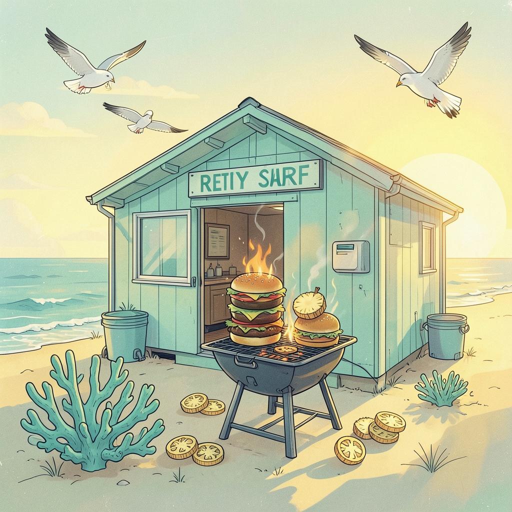 Beach Fest Burgers artwork