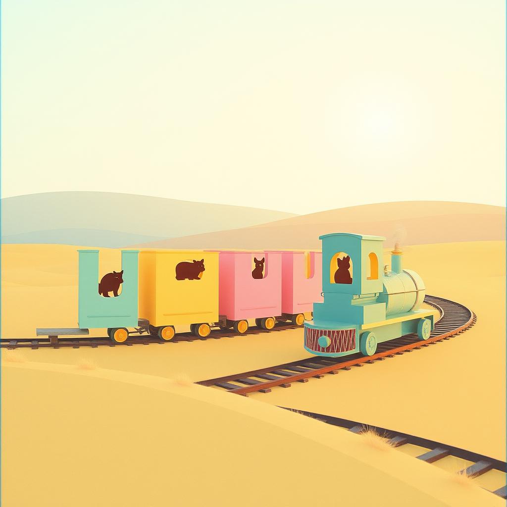 Golden Alphabet Train | Brave Tots artwork