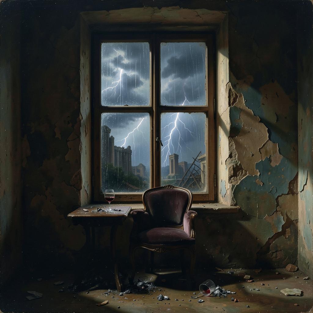 Alter Mann am Fenster ( hard rock ) artwork