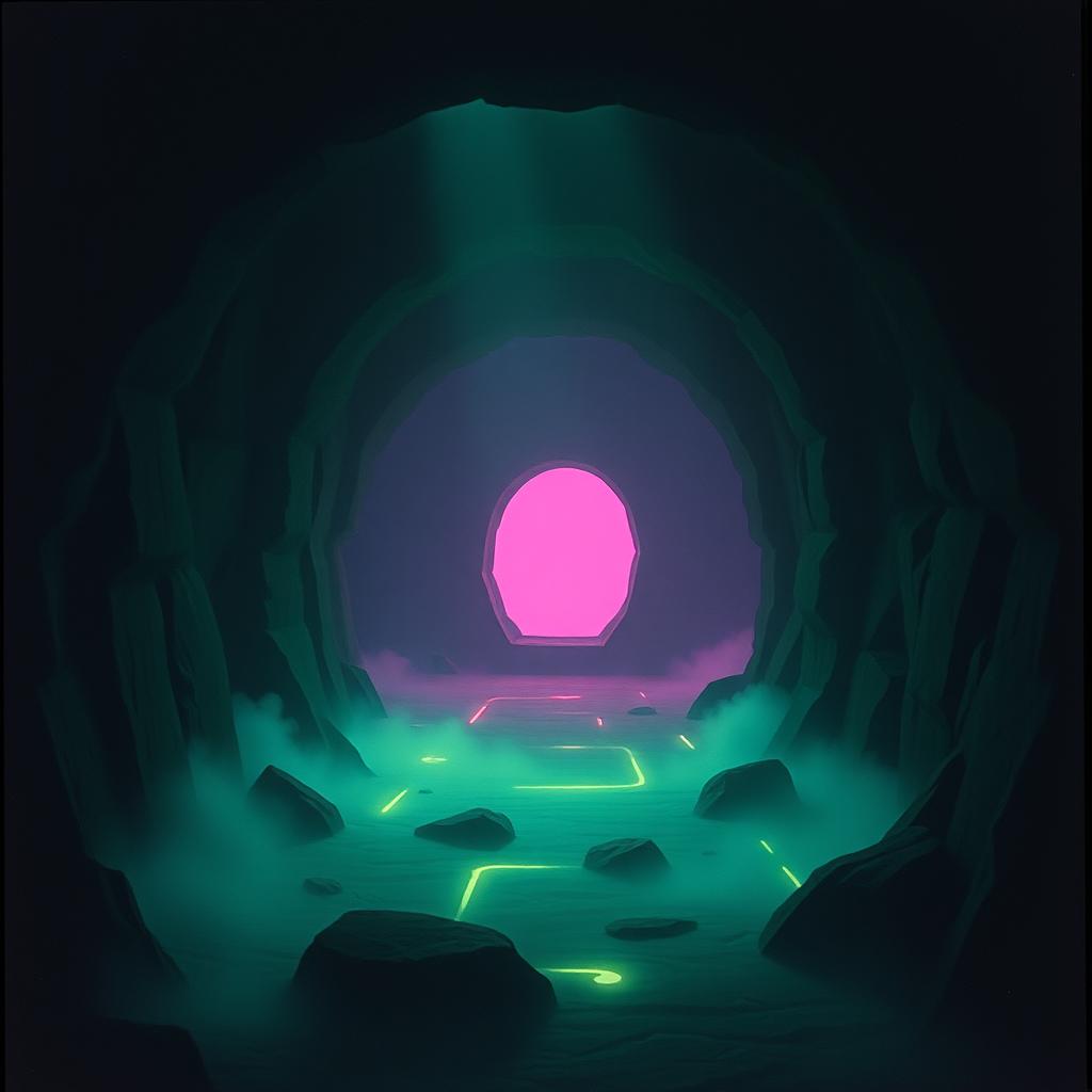 Neon Dungeon of Synth artwork