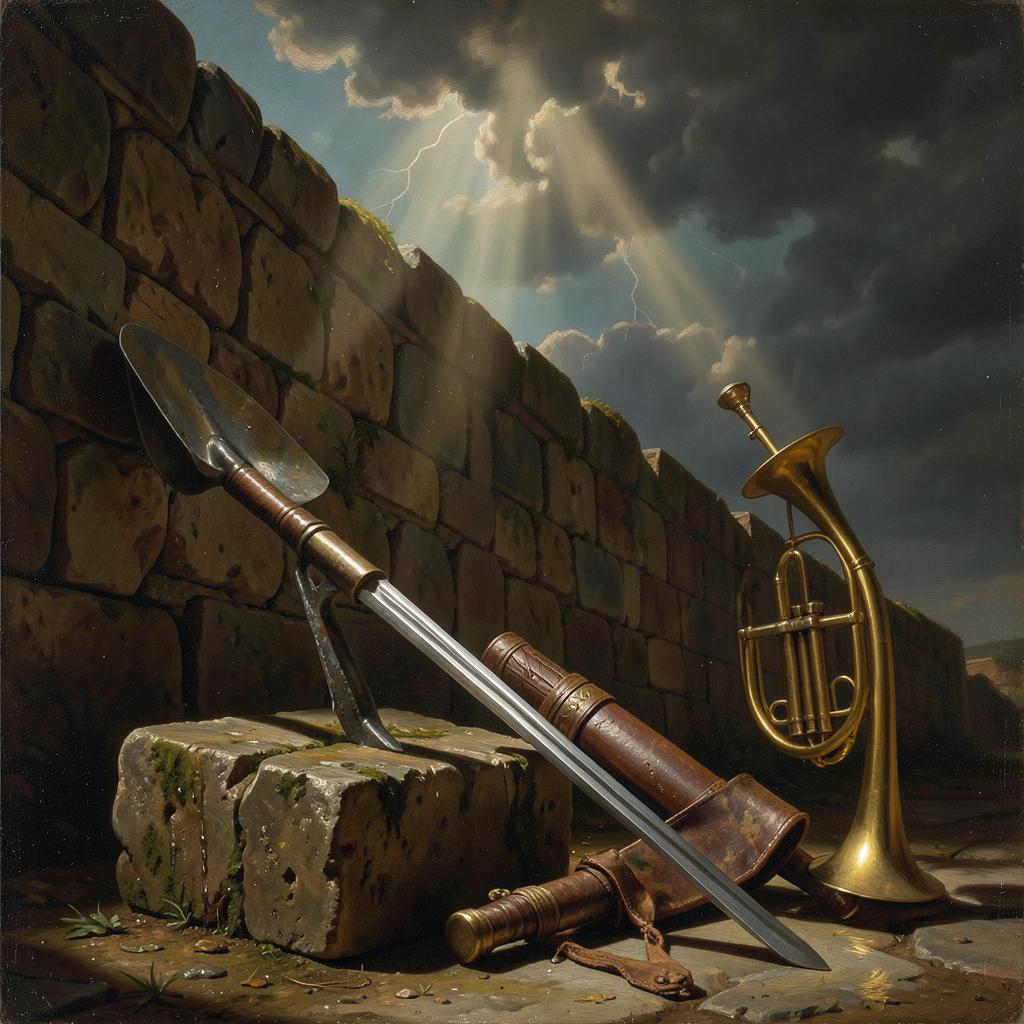NEHEMIAH CH 4 Sword and Trowel artwork