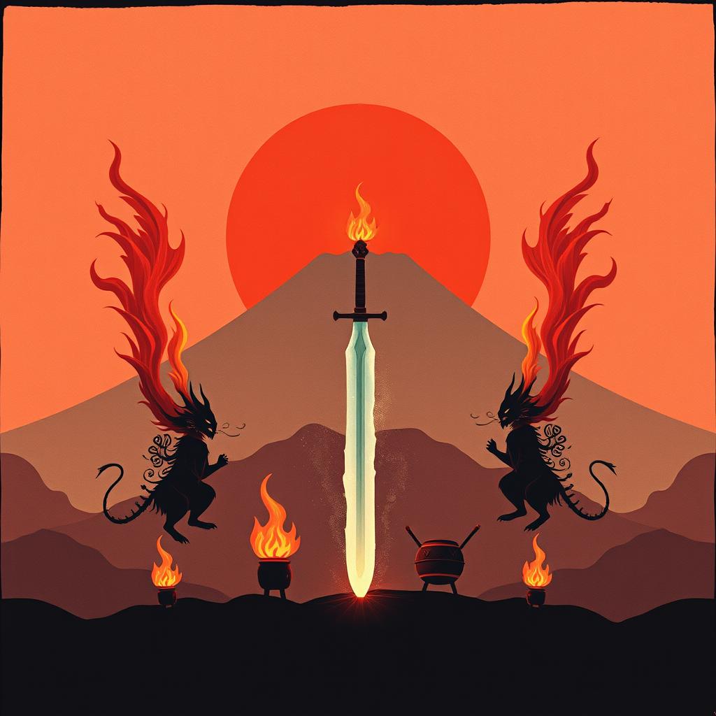 🔥🗾 忍・空行母・戦隊 — 炎舞之歌 🗾🔥 artwork
