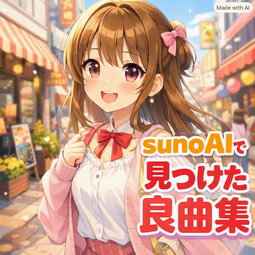 suno AIを徘徊して見つけた良曲集[All the songs here are in Japanese]