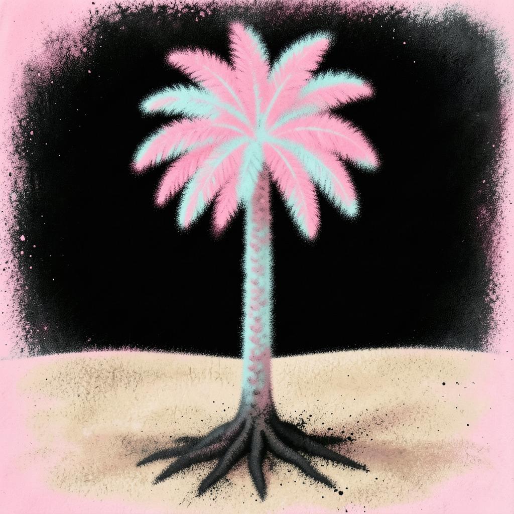 La Palmera en el Desierto artwork
