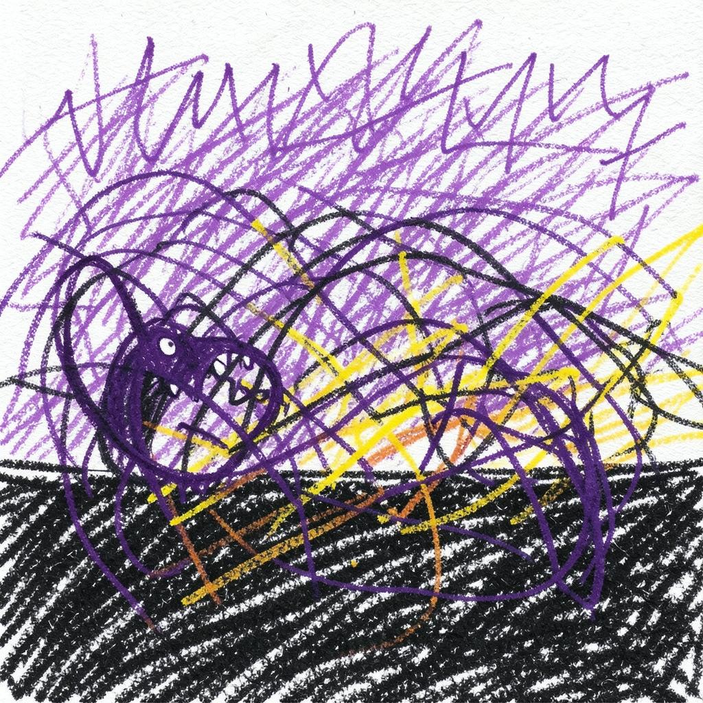 violet skies artwork