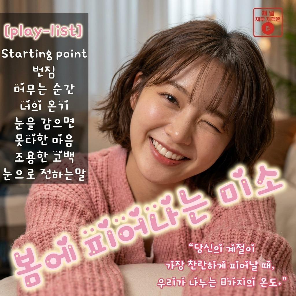 봄에 피어나는 미소 - 시작의 설렘부터 눈빛으로 전하는 마지막 고백까지, 봄의 모든 순간을 담다.