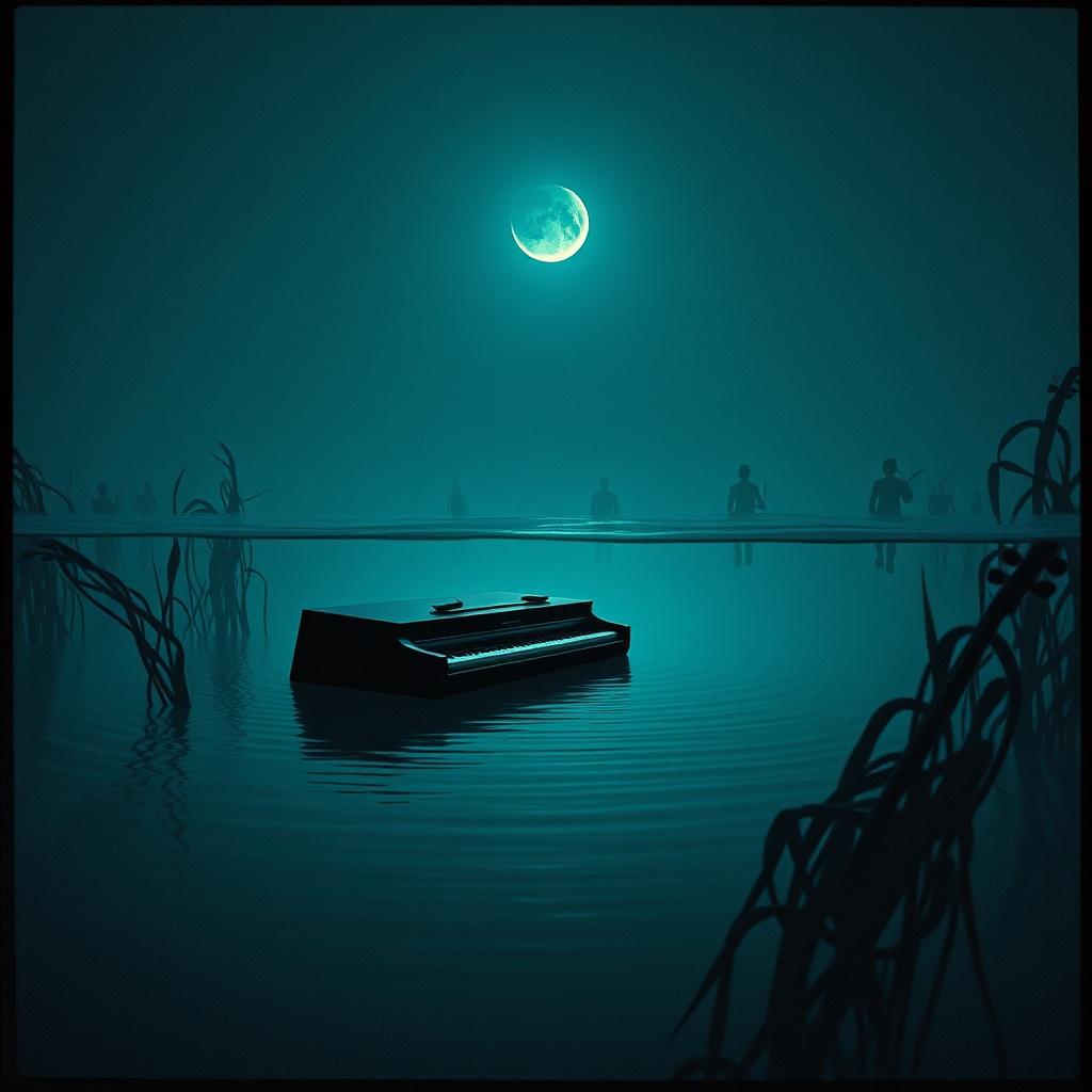 Track 4「沈む月」 artwork