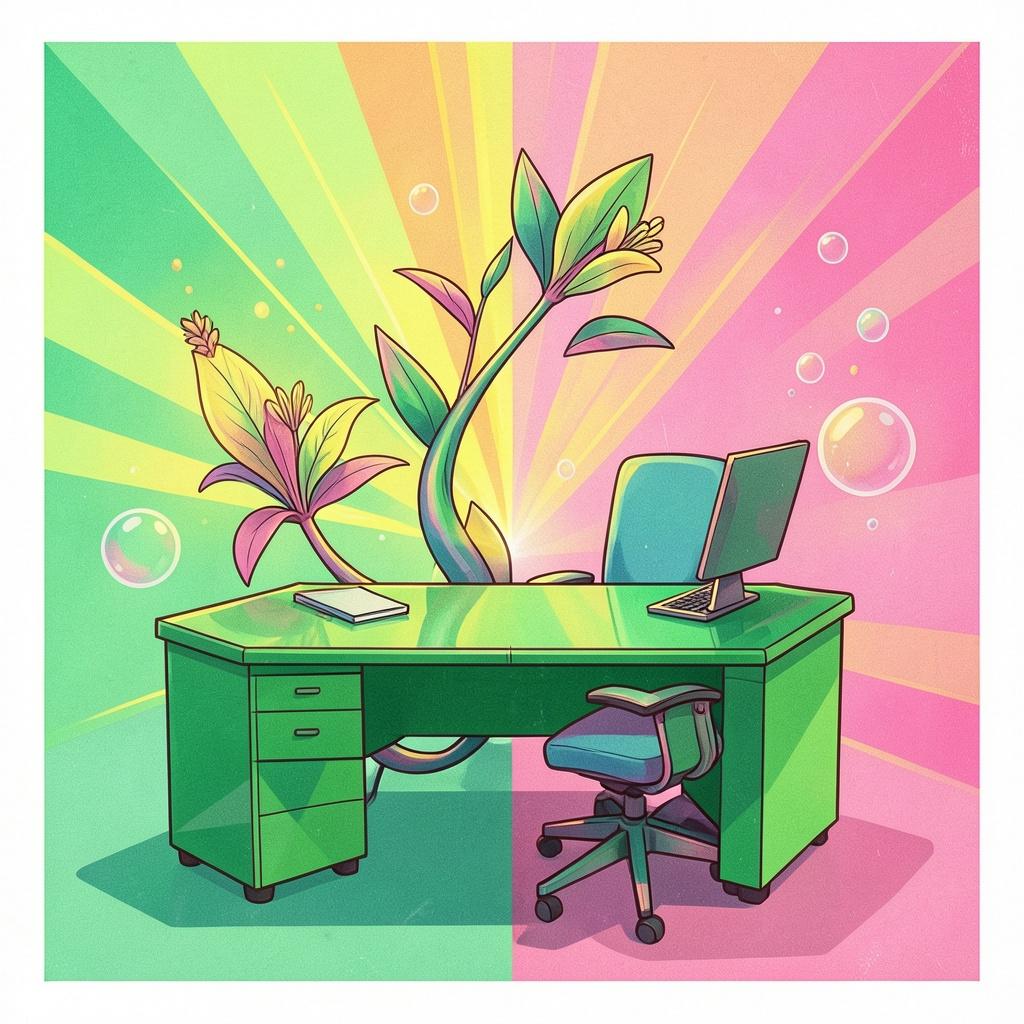 Filadendron i difenbahija artwork
