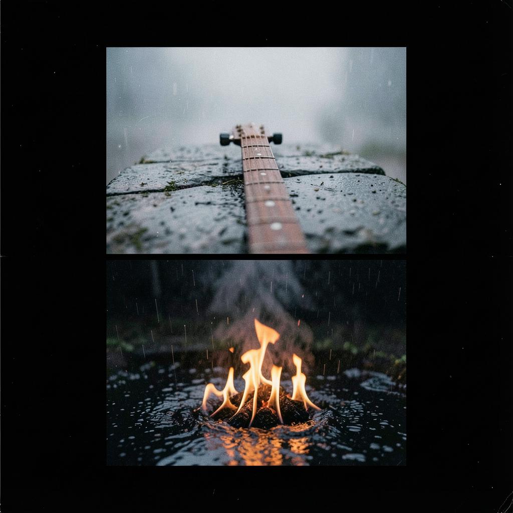BYA: Nostalgic Pop, Title: Wildfire in the Rain, artwork