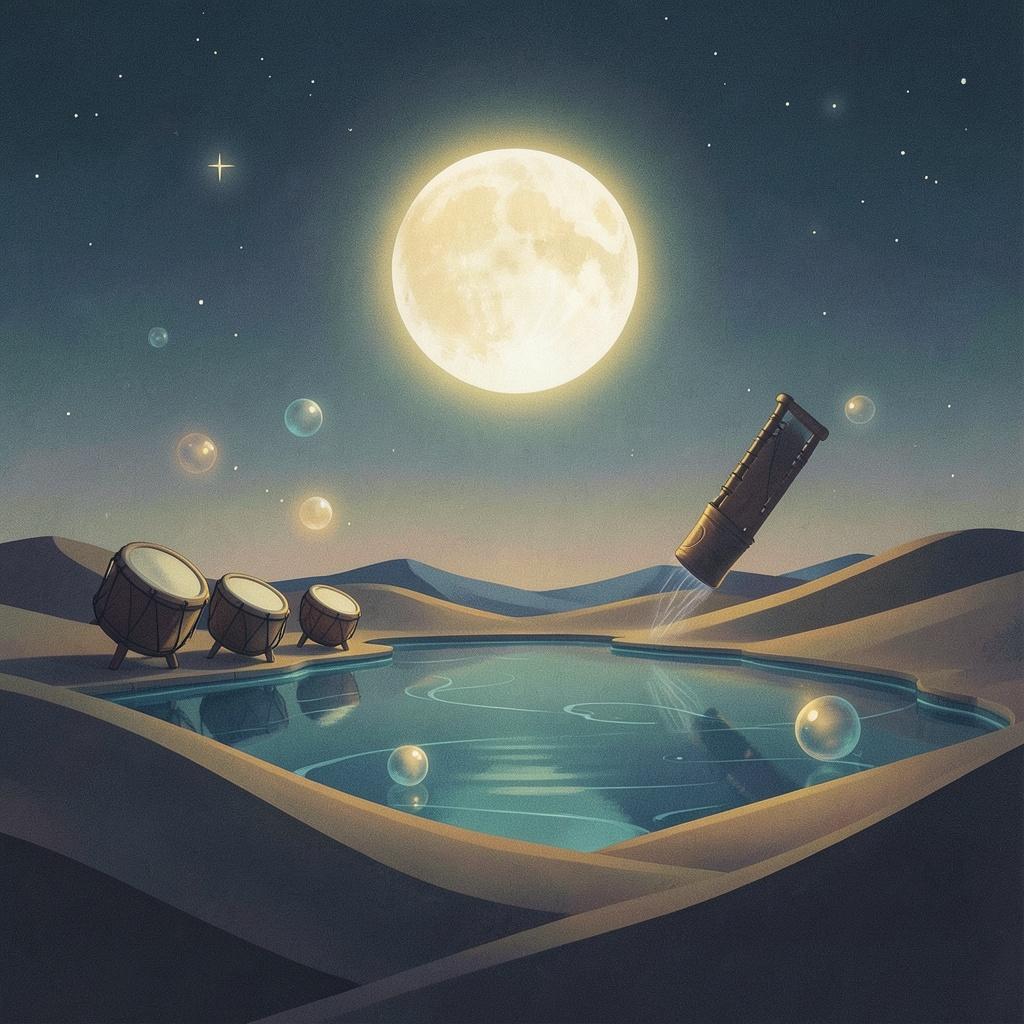 Desert Moon Circle artwork