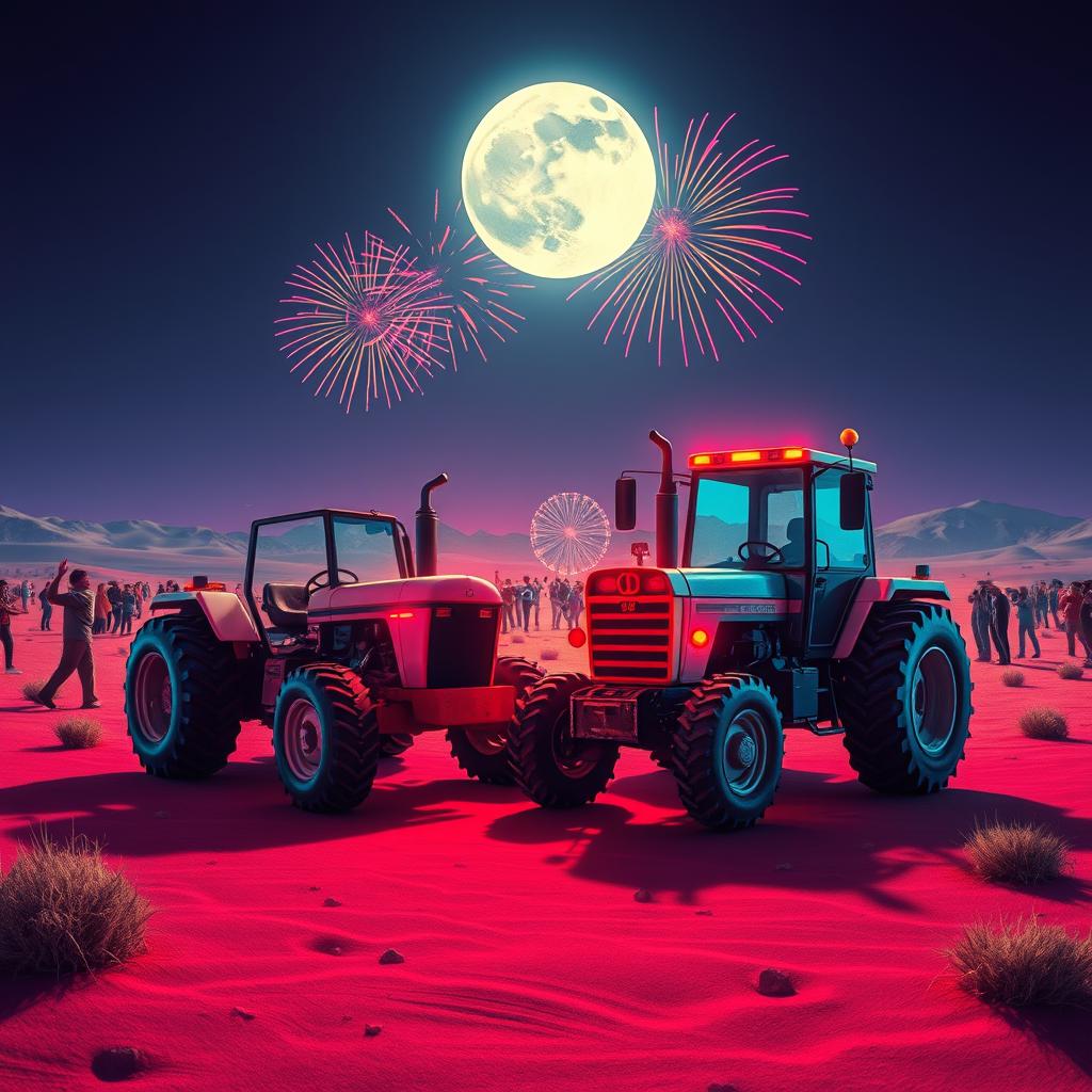 Mowin' Da Yard ~ Jiggly Wiggly Piggly ~ 420 Tractor Triathalon artwork